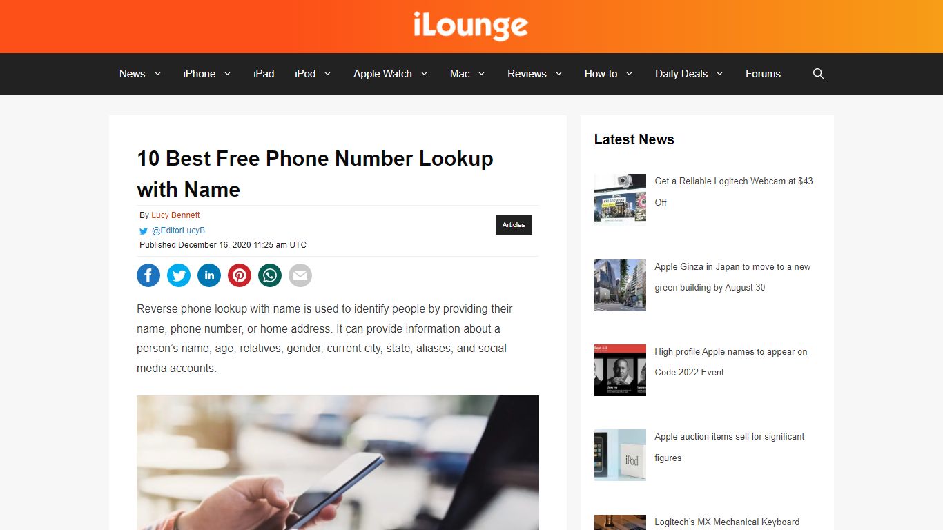 10 Totally Free Reverse Phone Lookup with Name (No Charge) - iLounge